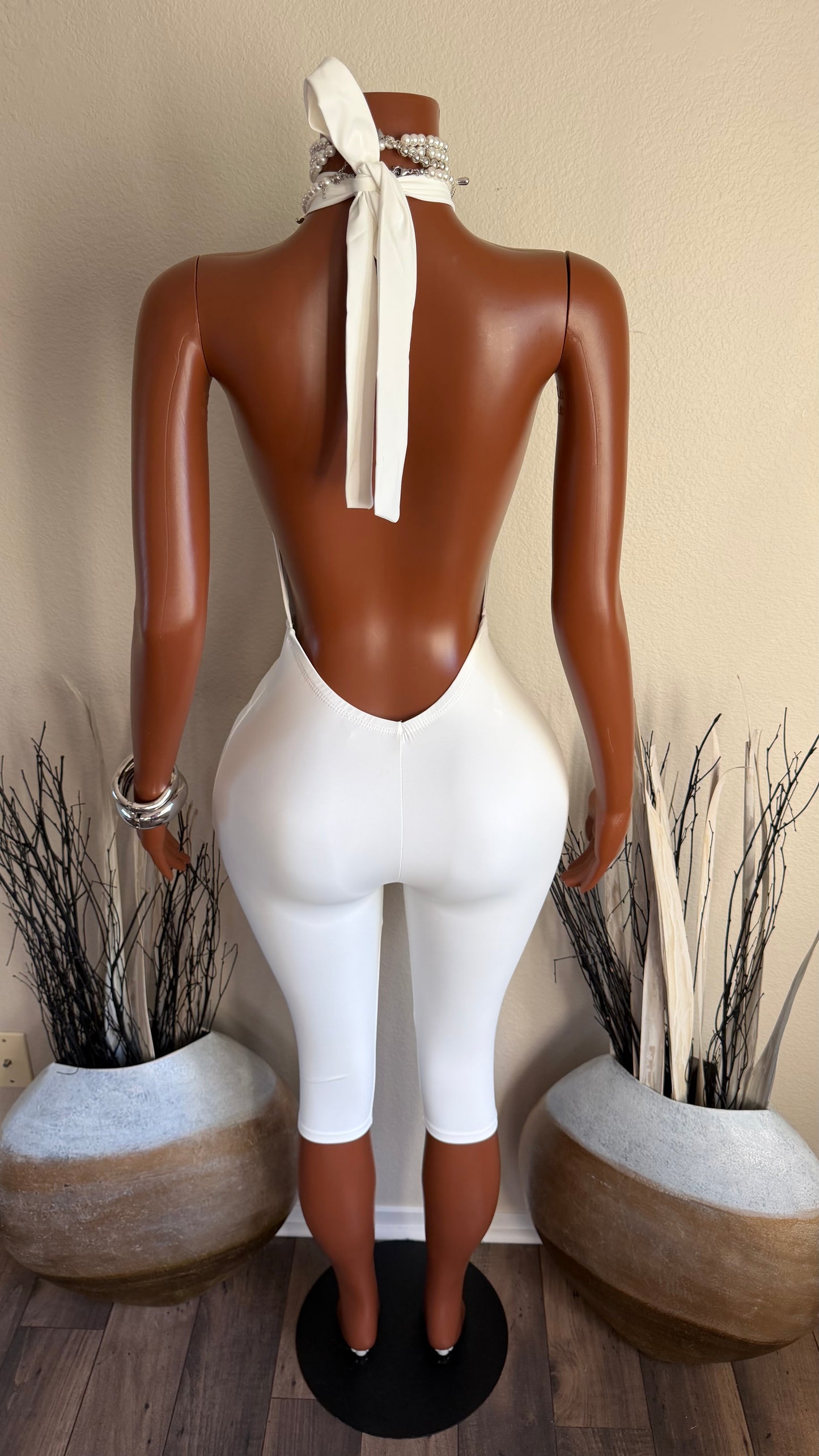 ELEVATED MOOD ROMPER (WHITE)