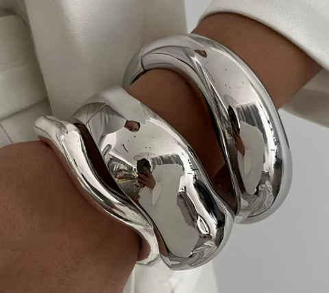 THE PERFECT STACK BRACELETS (CHROME)