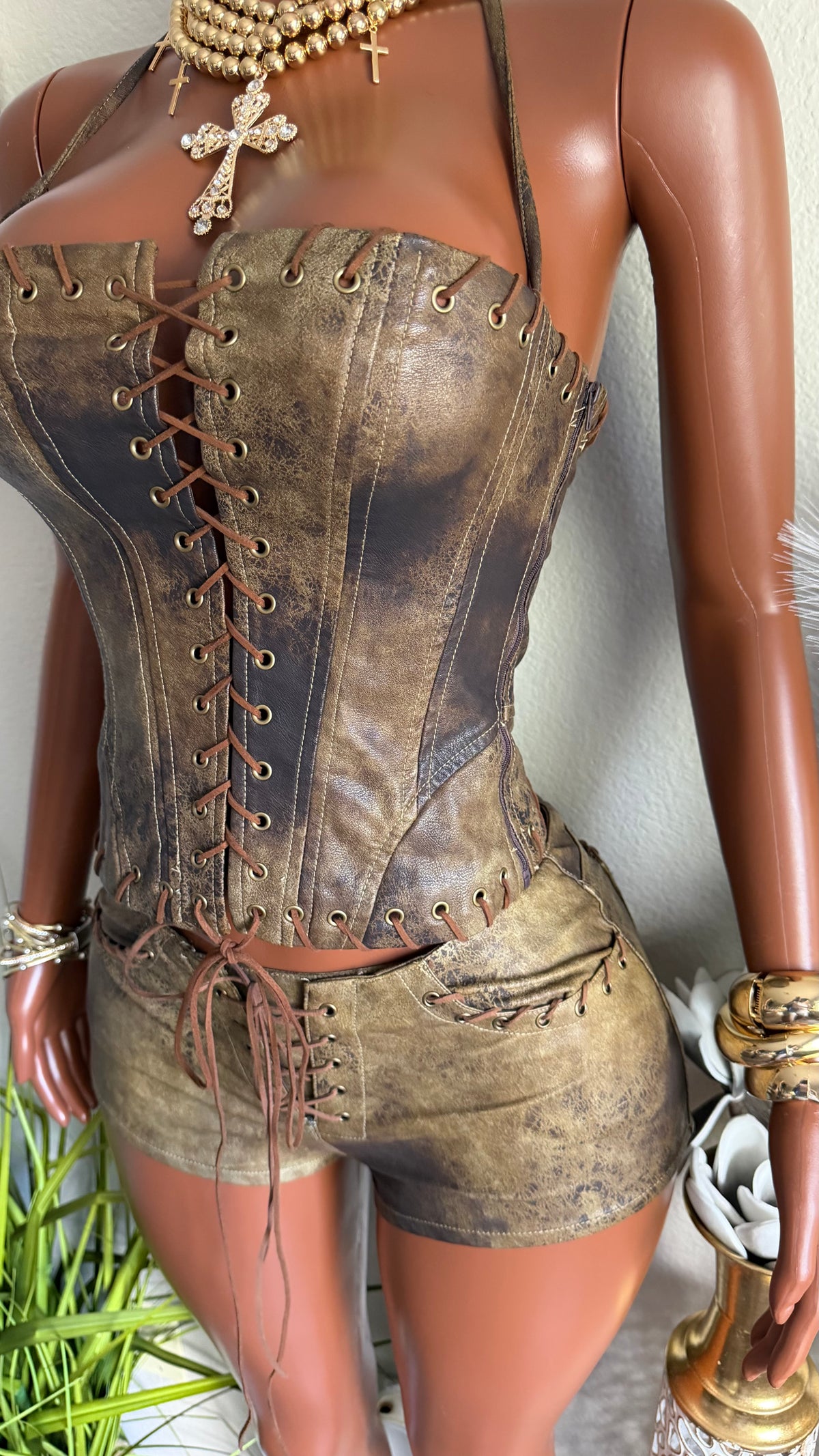 WILD WEST FAUX LEATHER SET