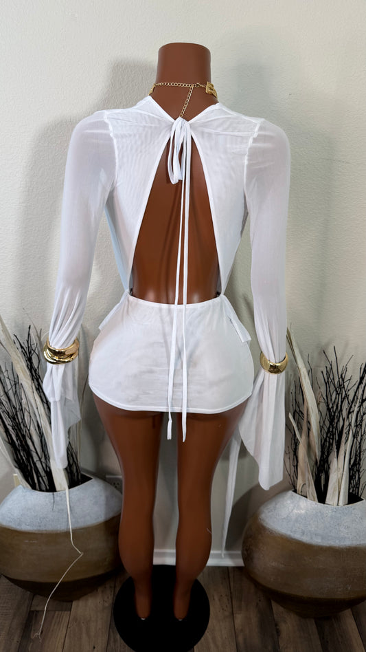 SECRET OBSESSION DRESS (WHITE)