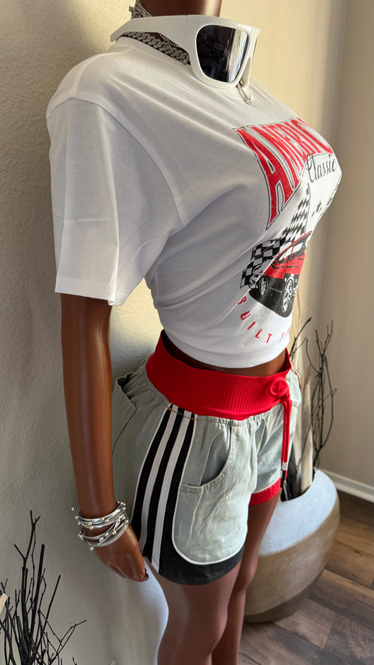 NO MEDIOCRE DENIM SHORTS