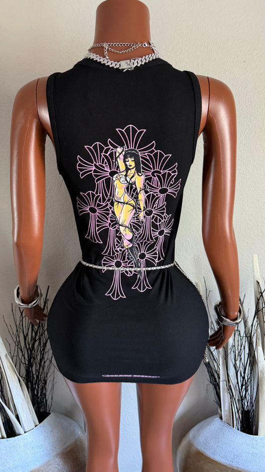DANGEROUS DOLL DRESS (BLACK)