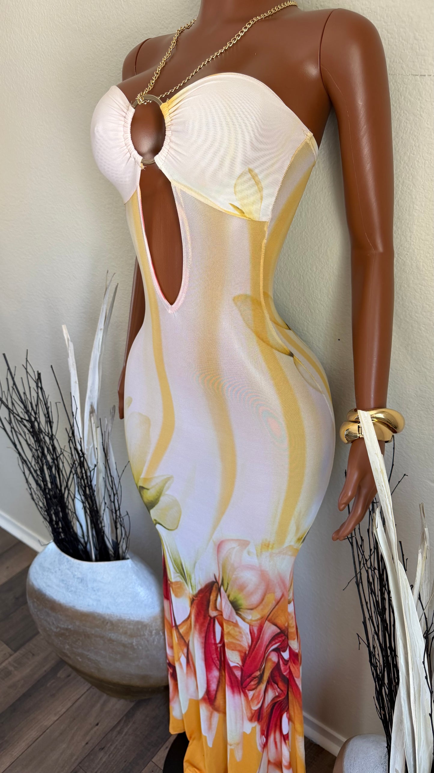 SUNLIT ESCAPE DRESS