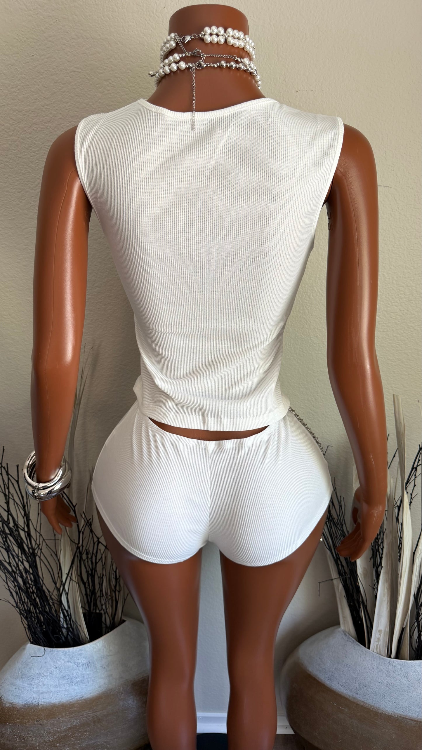 BODY LANGUAGE 2 PIECE SET (WHITE)