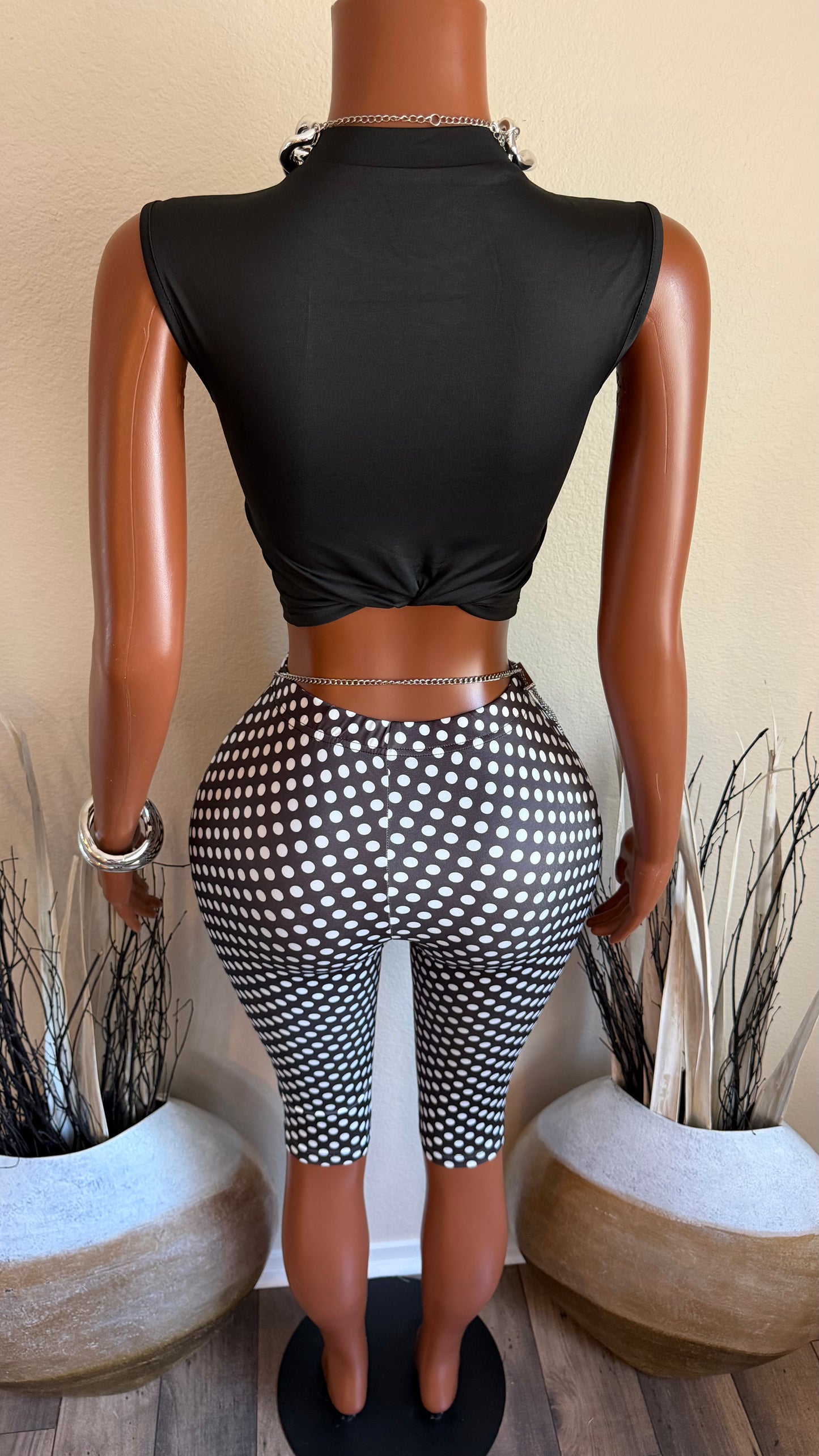 CONFETTI COUTURE 2 PIECE SET (BLACK)
