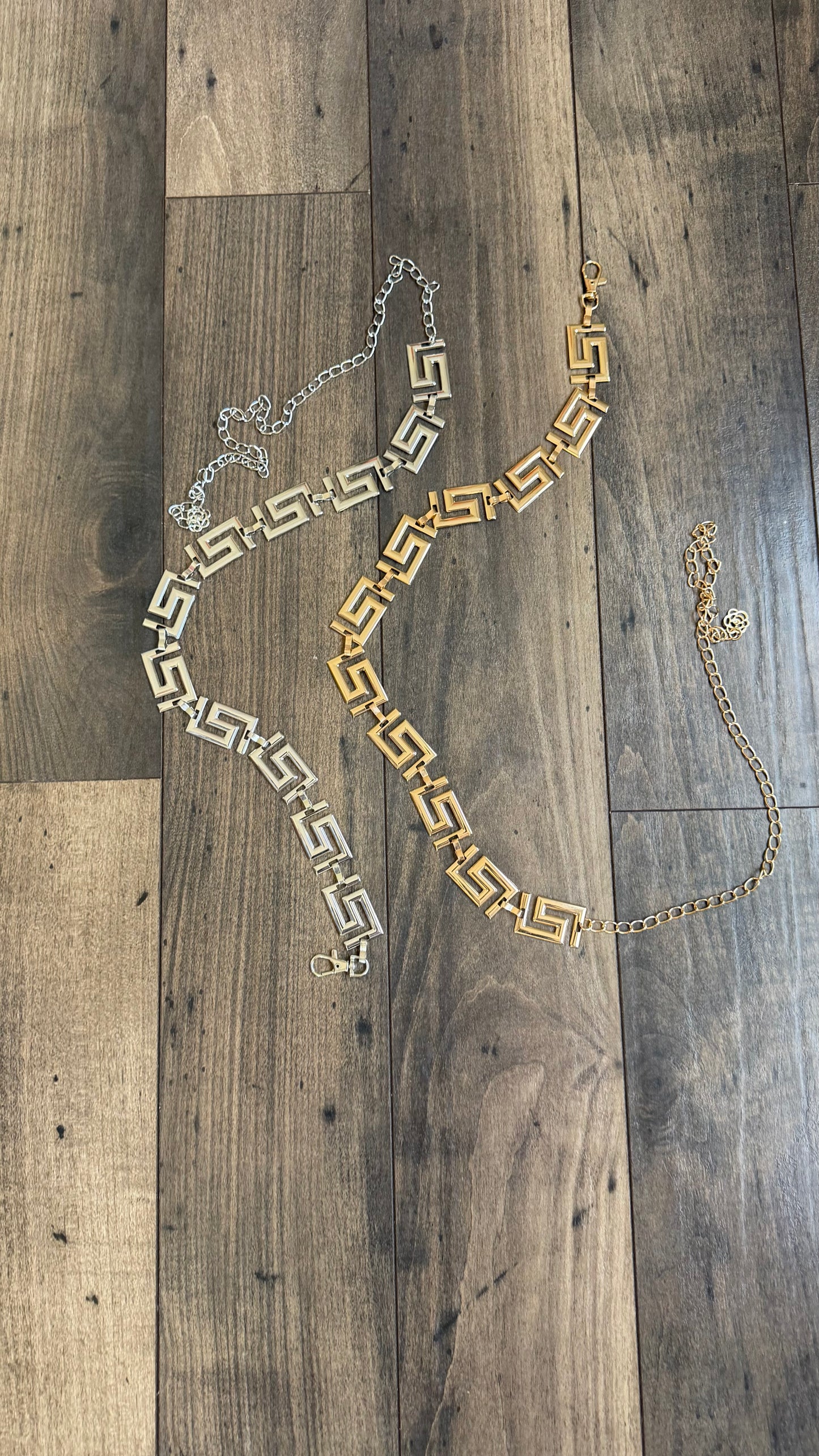 GREEK LINK CHAIN BELT