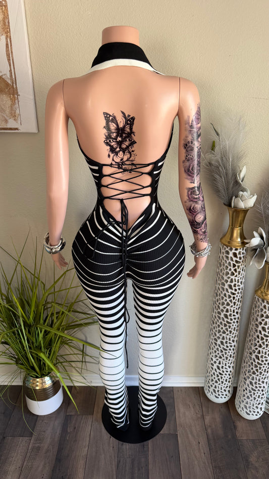 CASUAL TEMPTATION KNIT JUMPSUIT (WHITE)
