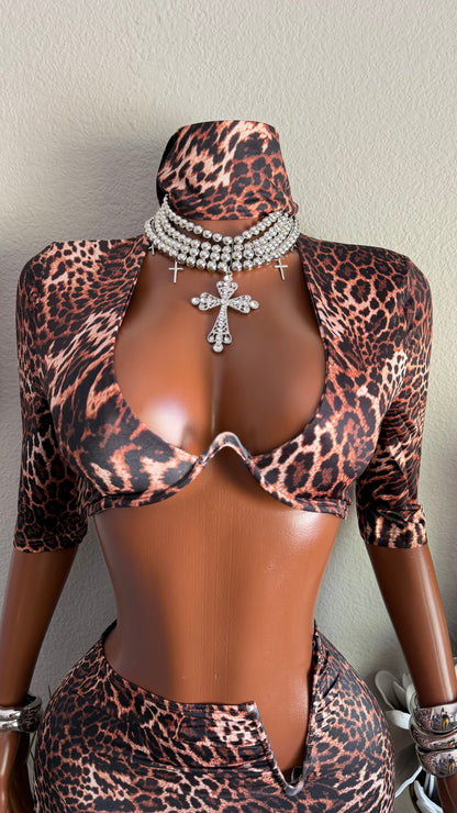 BELLAMY LEOPARD CAPRI SET