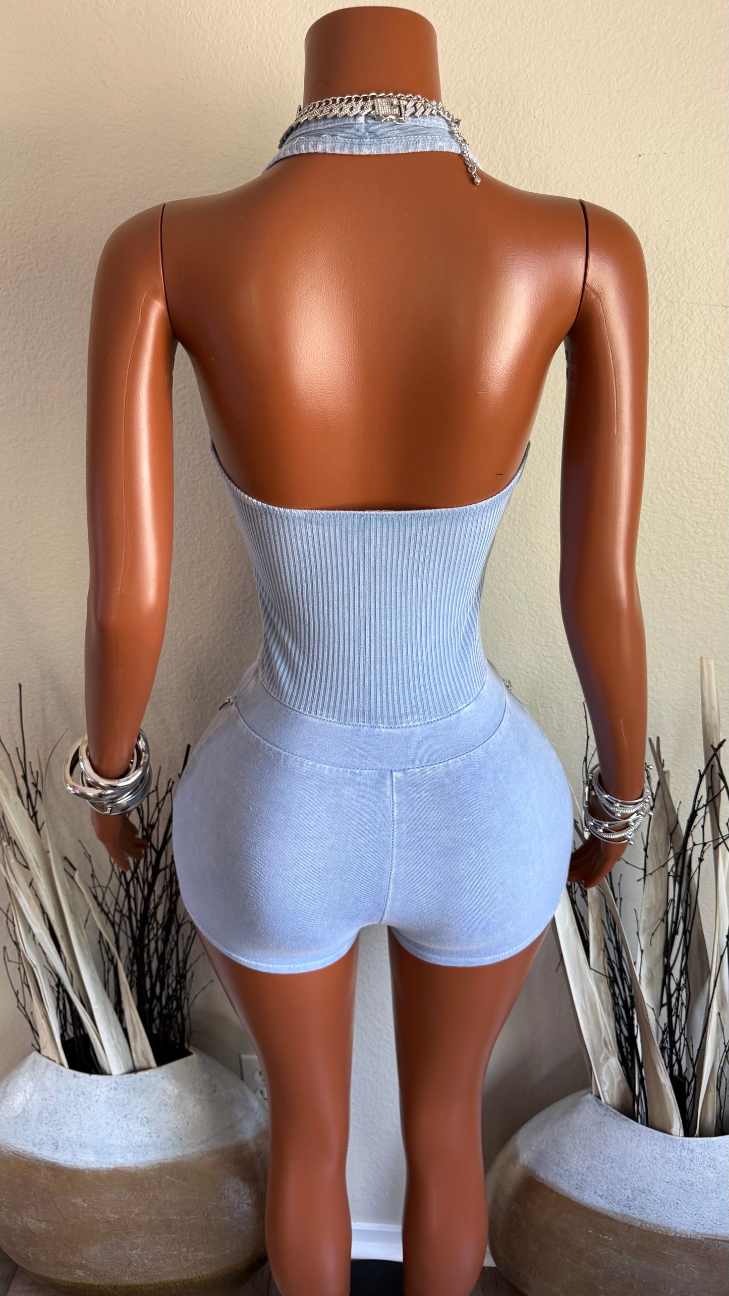 SOFT PRESTIGE ROMPER (BLUE)