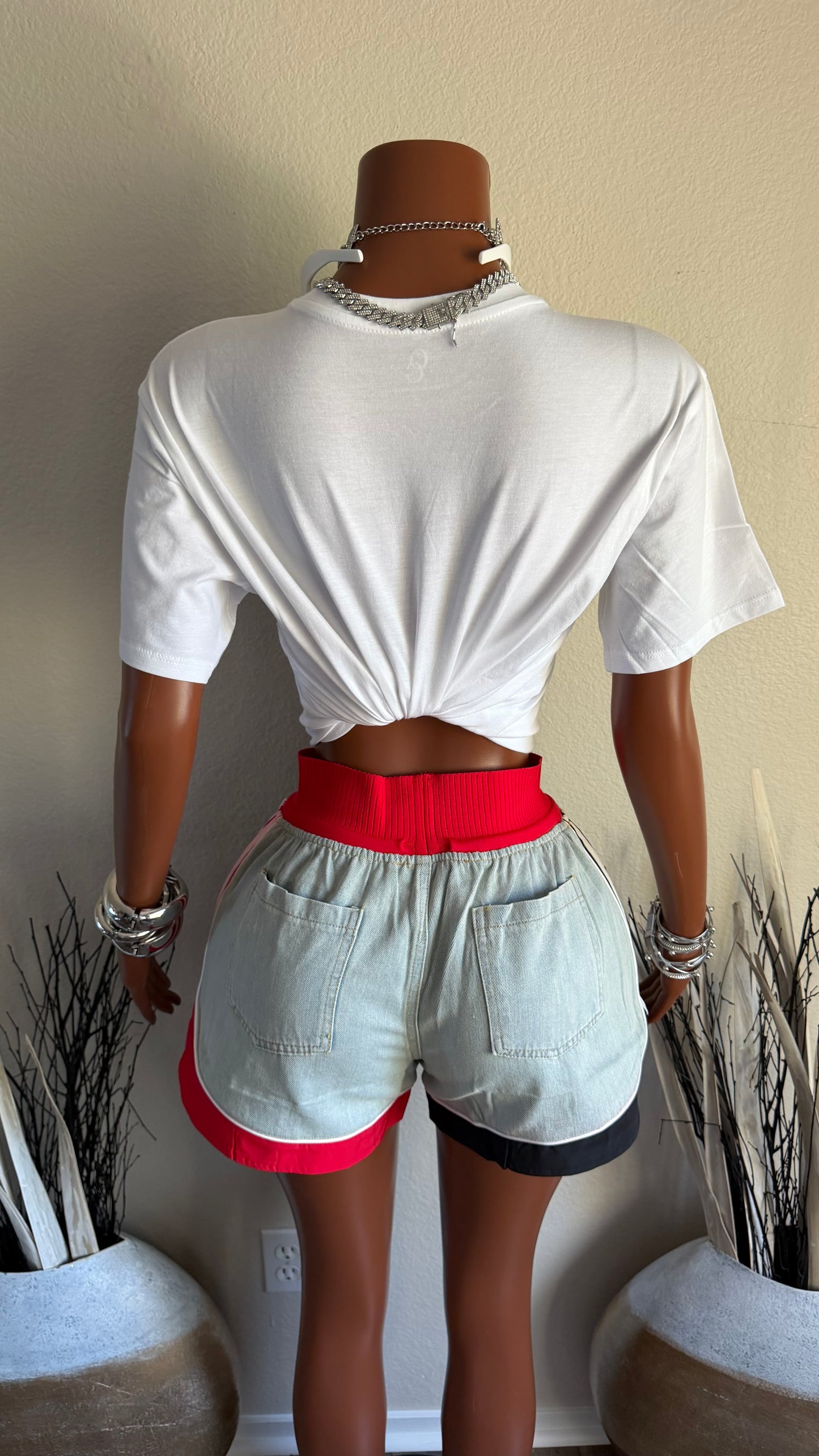 NO MEDIOCRE DENIM SHORTS