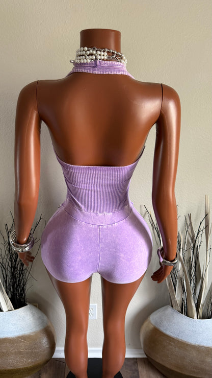 SOFT PRESTIGE ROMPER (LILAC)