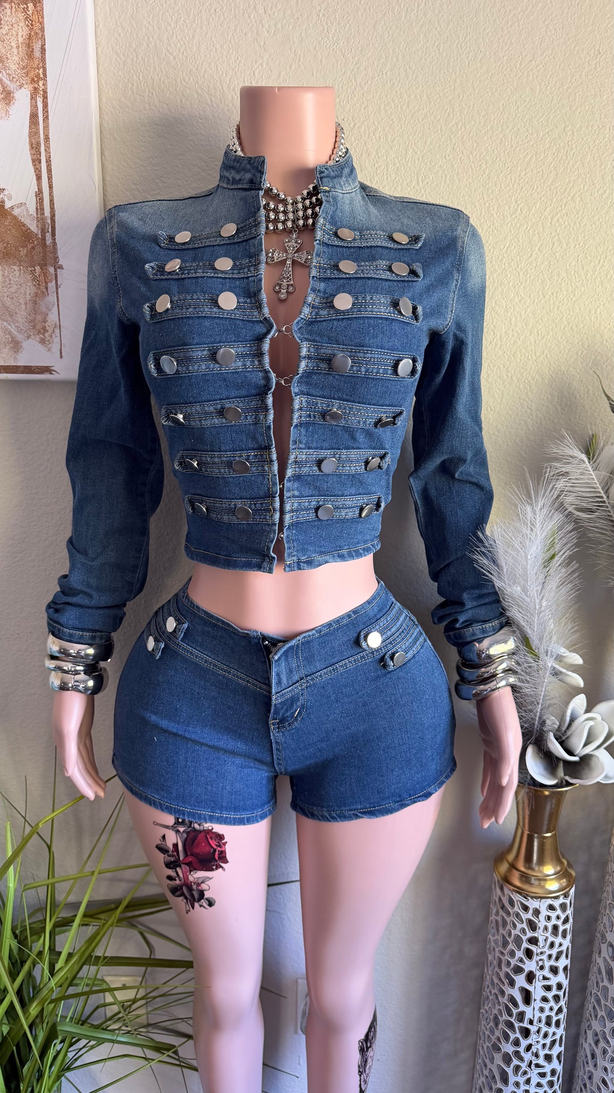 COMMANDER CUTIE DENIM SET