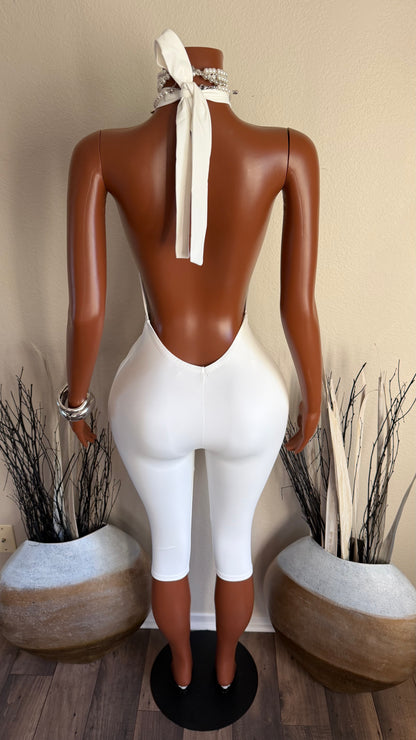 ELEVATED MOOD ROMPER (WHITE)