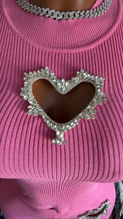 XOXO KNIT SWEATER SET