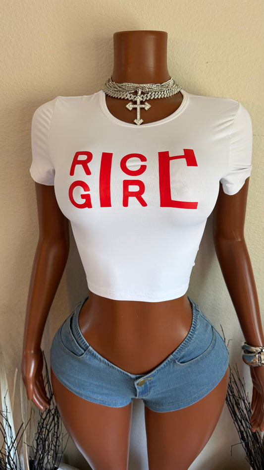 RICH GIRL BABY TEE