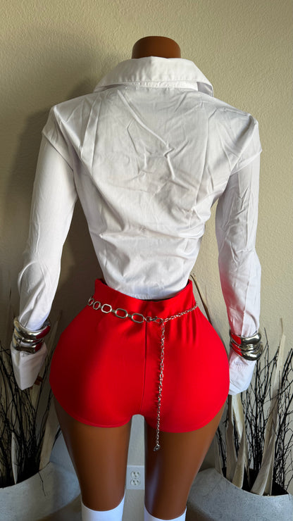 SAFETY FIRST CROP TOP (WHITE)