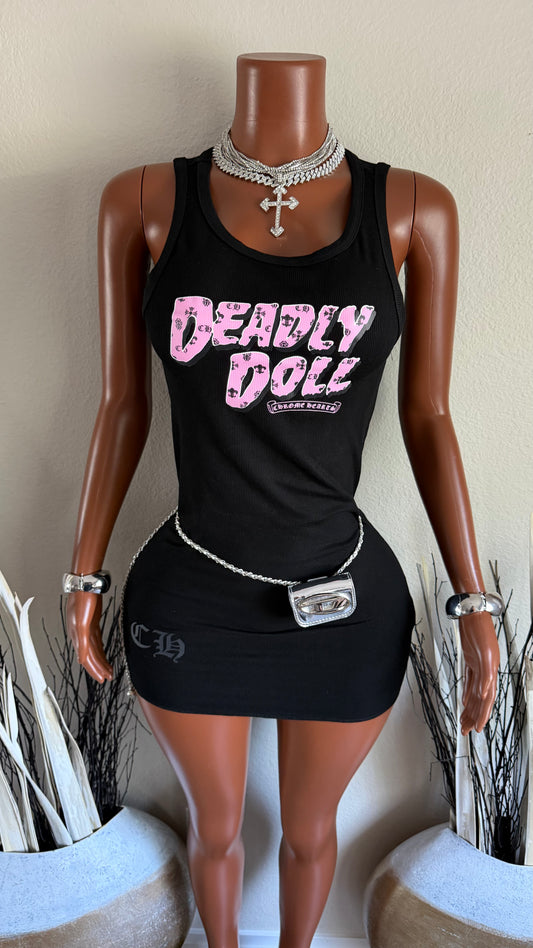 DANGEROUS DOLL DRESS (BLACK)