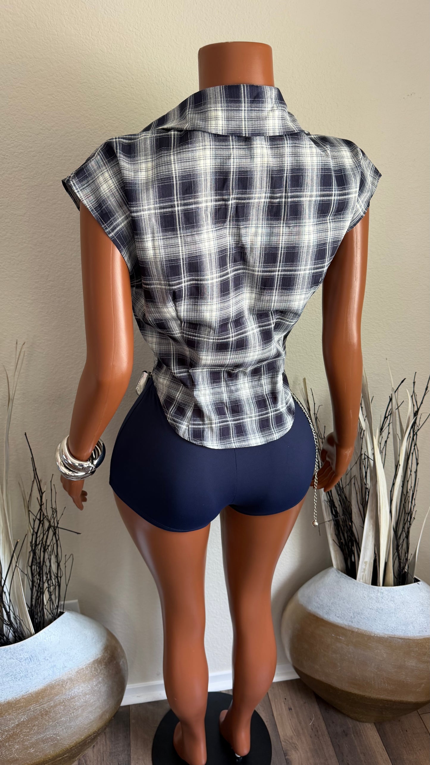 CHECKMATE CUTIE 2 PIECE SET (NAVY)