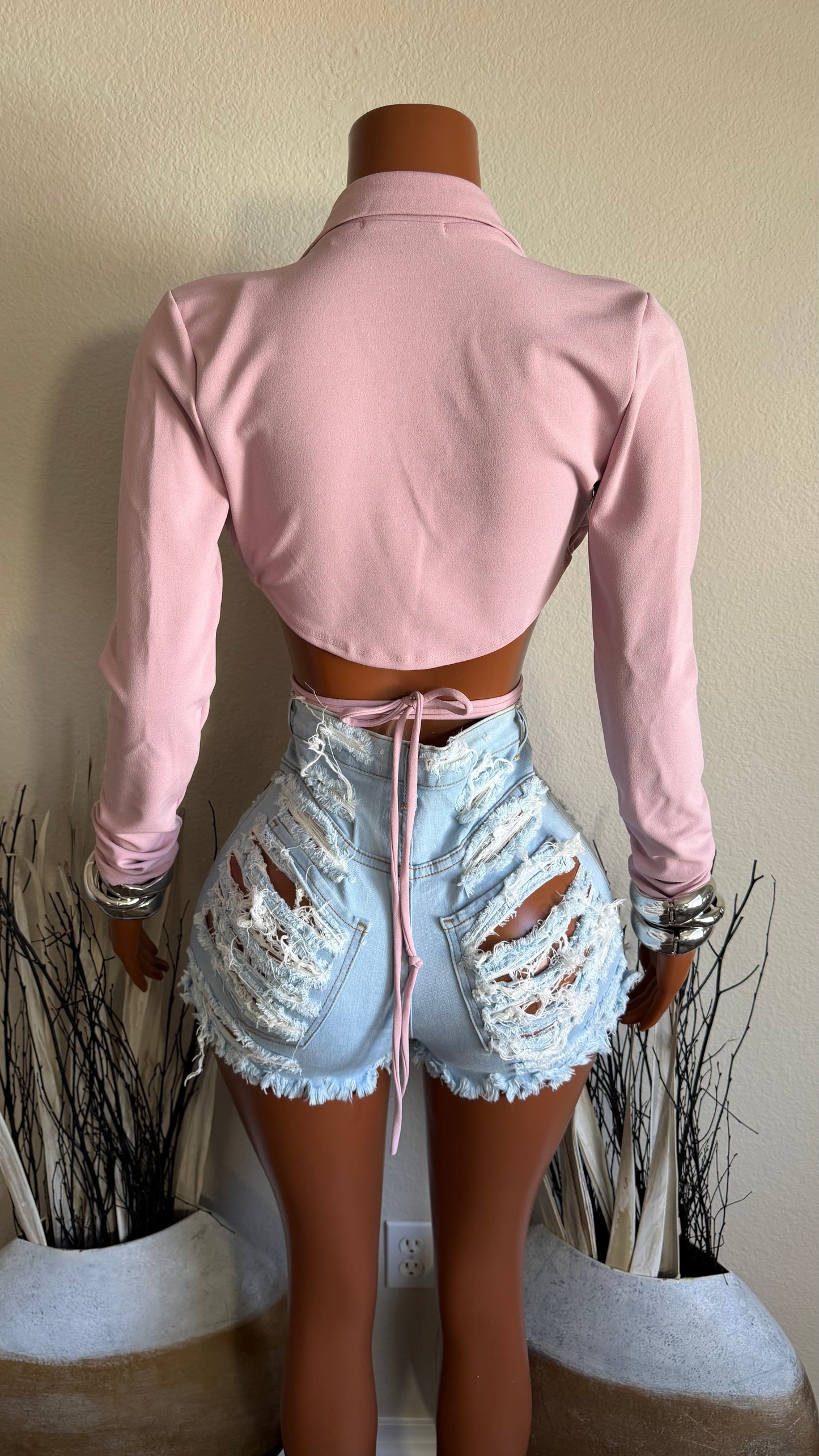 CLASS ACT BLAZER TOP
