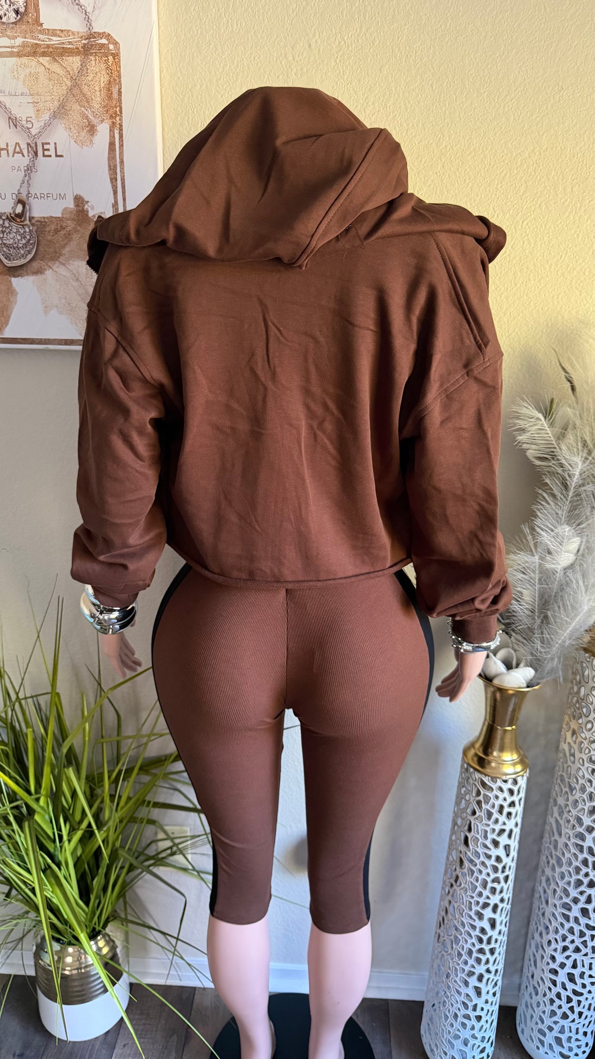 CASUALLY CUTE 3 PIECE SET (BROWN)
