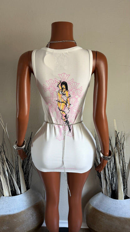DANGEROUS DOLL DRESS (WHITE)