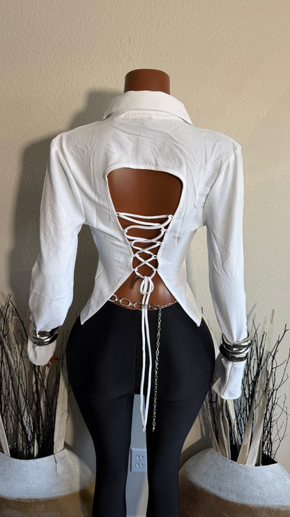MODERN GIRL POPLIN TOP