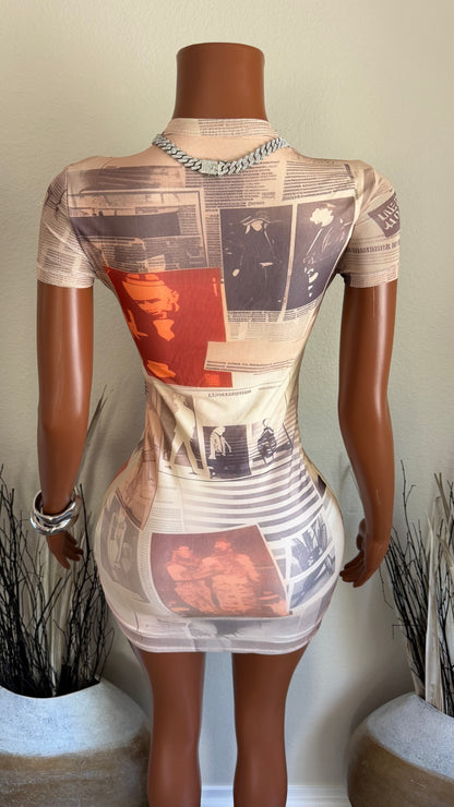 READ ALL ABOUT IT DRESS