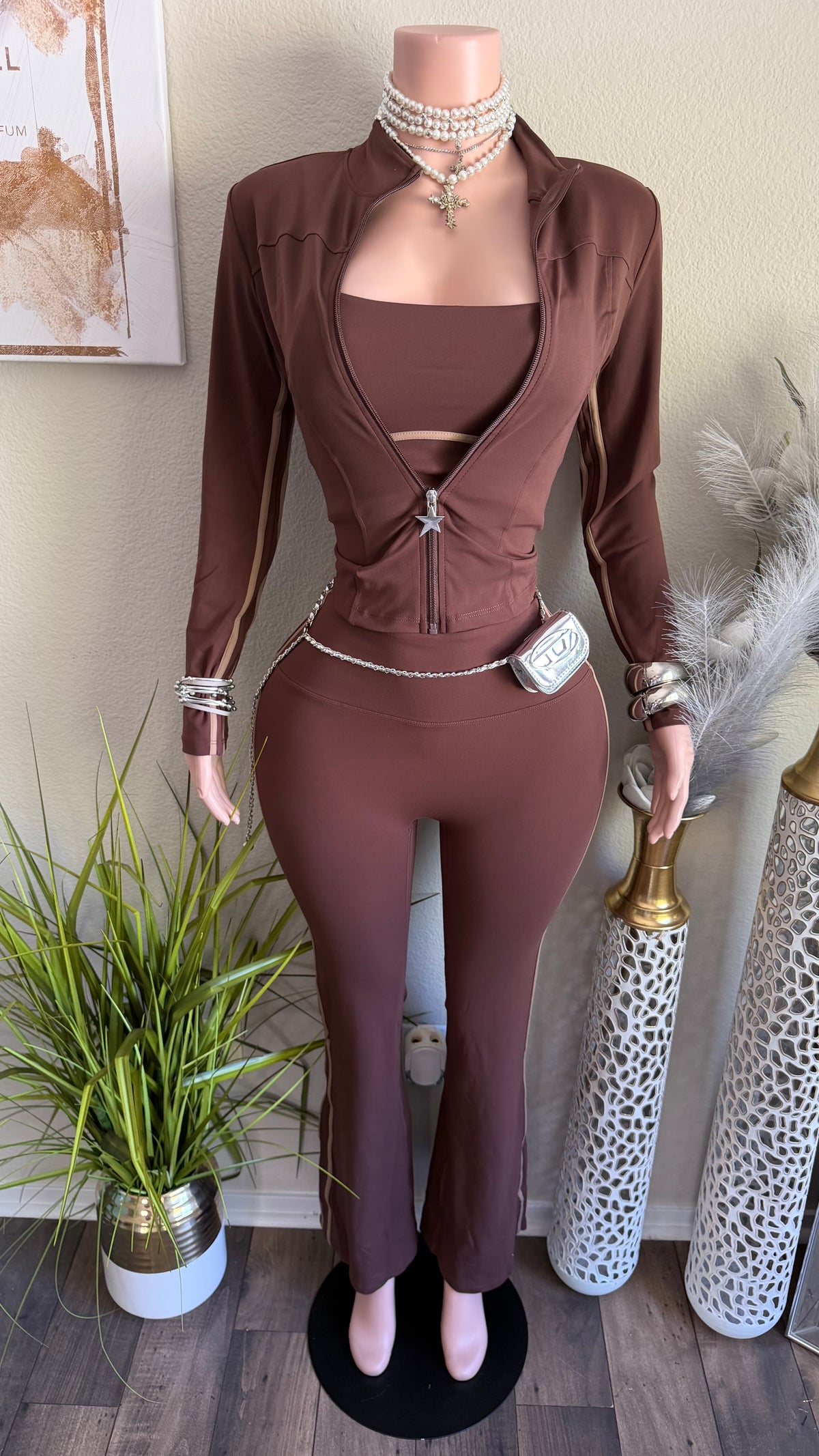 GO MODE 3 PIECE SET (BROWN)
