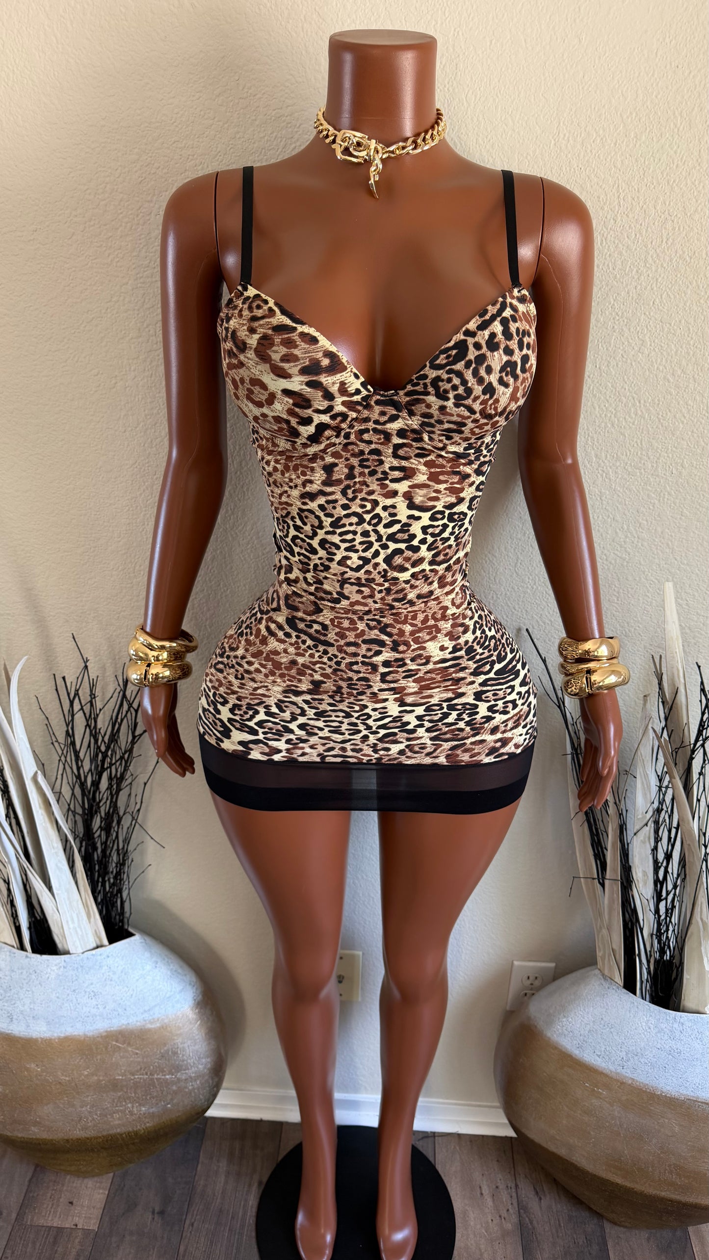 SPOTTED AND SPOILED DRESS
