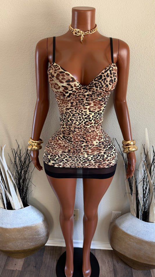 SPOTTED AND SPOILED DRESS