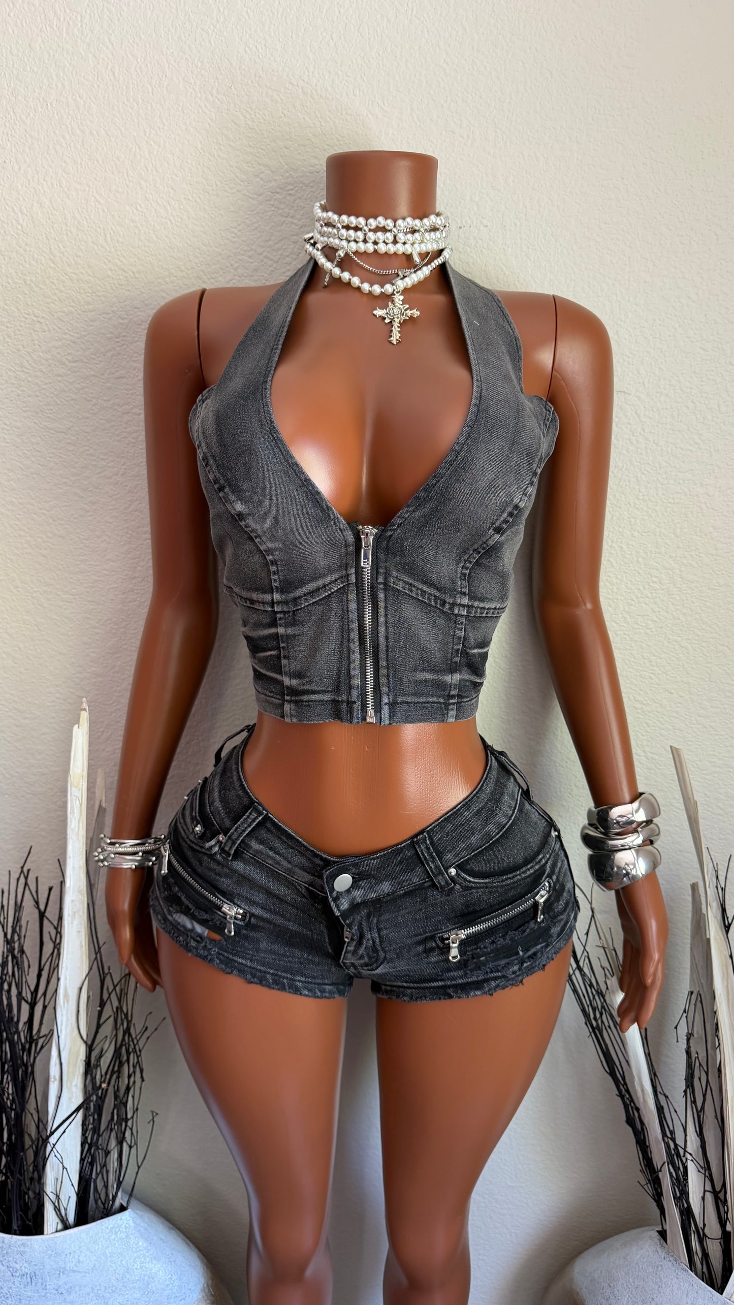 MORE FLAVOR DENIM SET