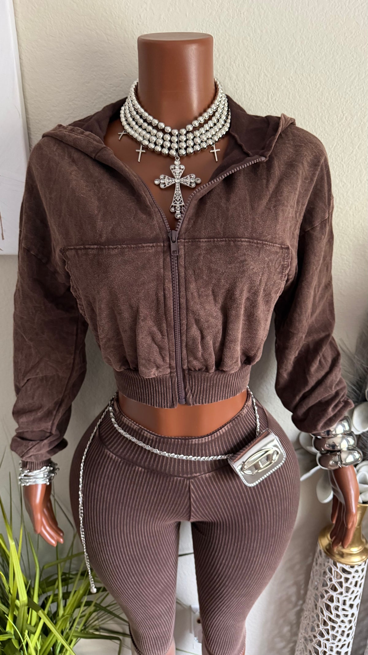 NO INTRODUCTION CAPRI SET BROWN)