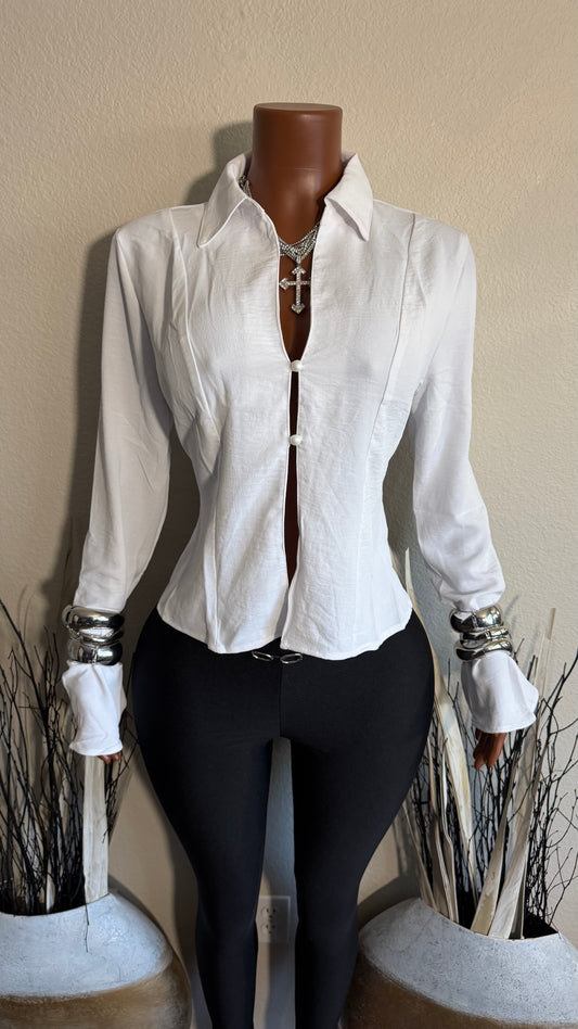 MODERN GIRL POPLIN TOP