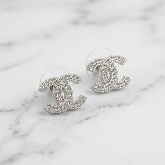 ICON STUDDED EARRINGS (SILVER)