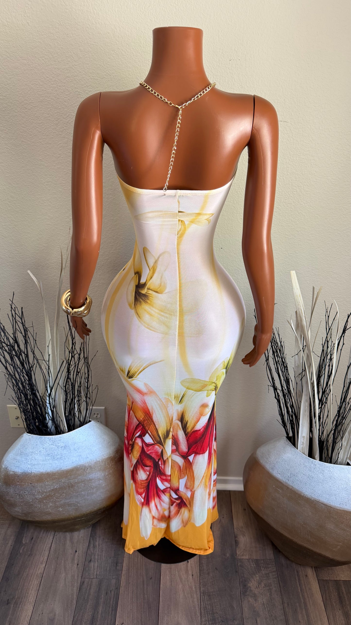 SUNLIT ESCAPE DRESS