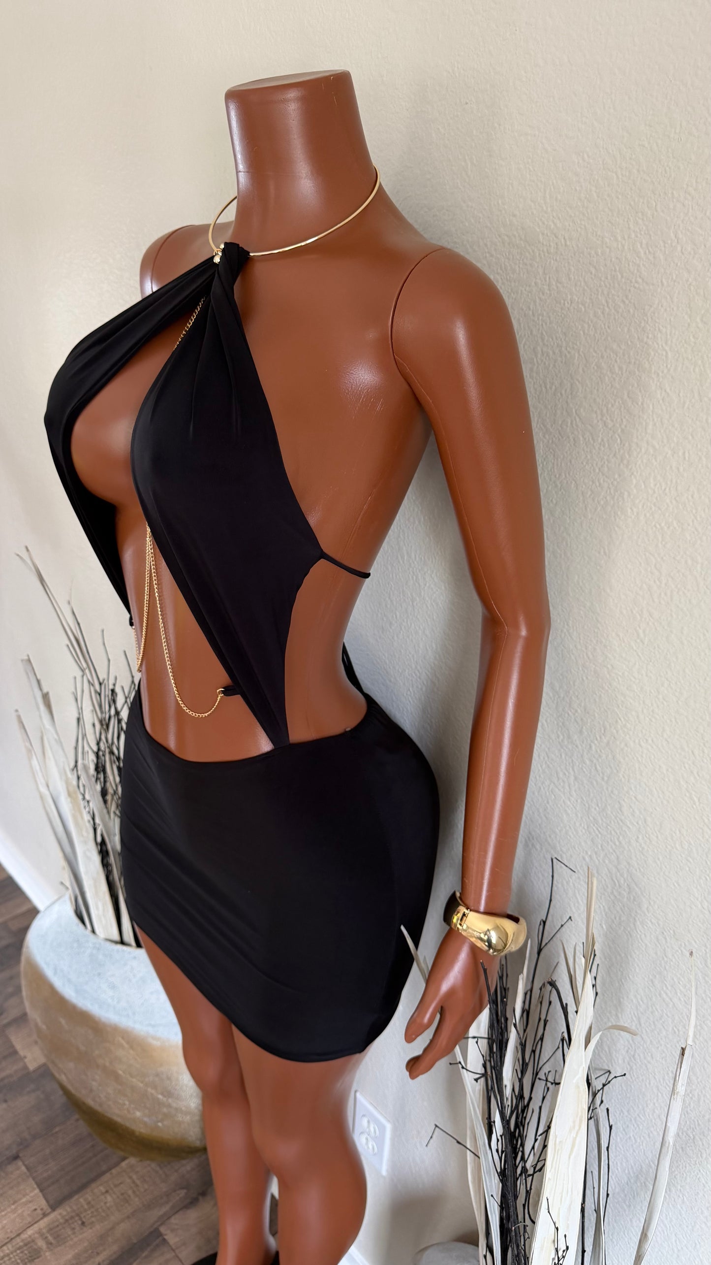 LOVER GIRL DRESS (BLACK)