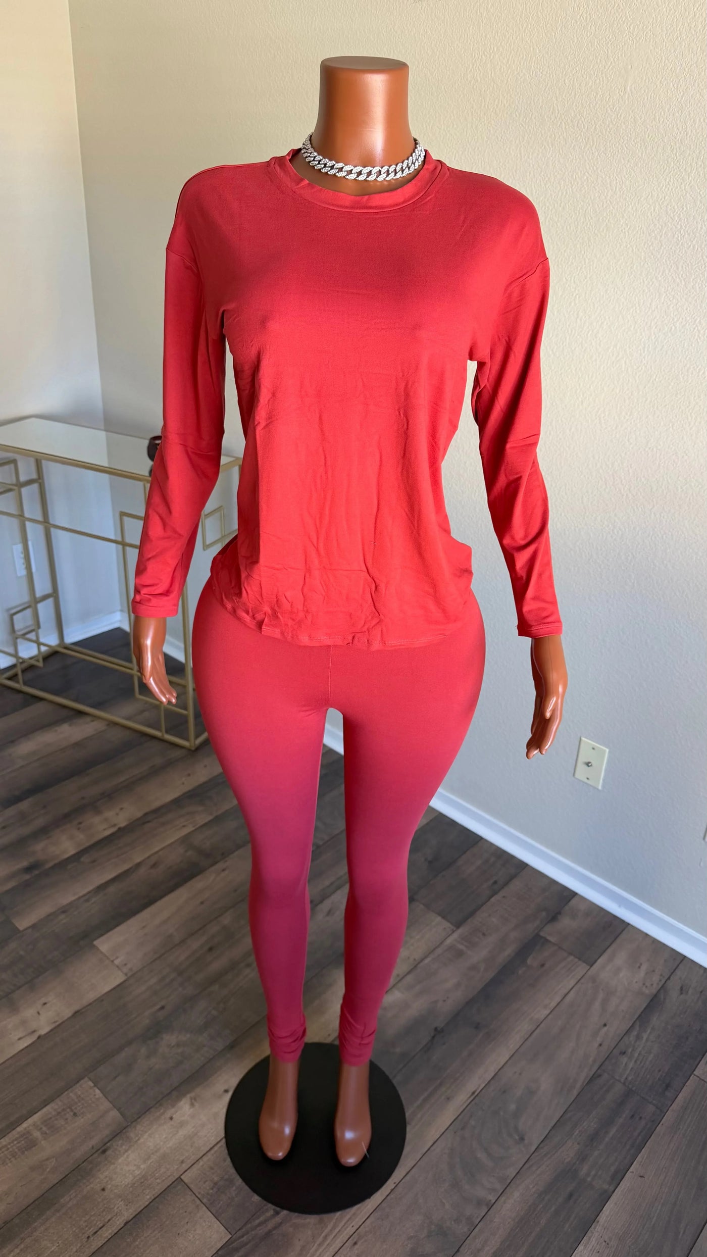 BASIC LEGGING SET (RUST) Couture For You