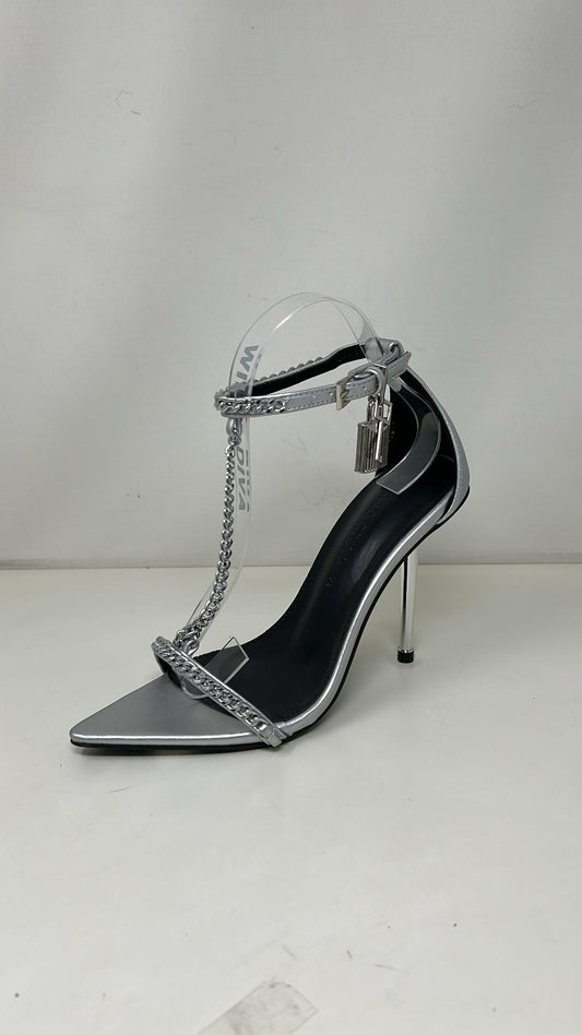 PRETTY GIRL HEEL (SILVER)