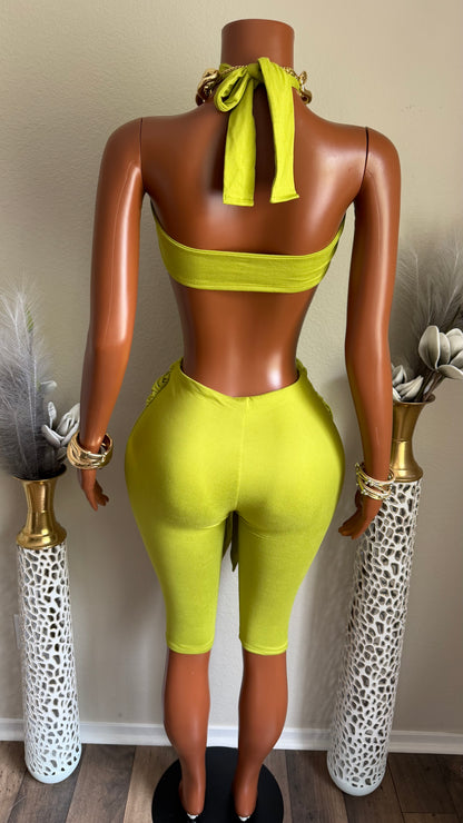 PRETTY PROBLEM ROMPER (MOSS GREEN)