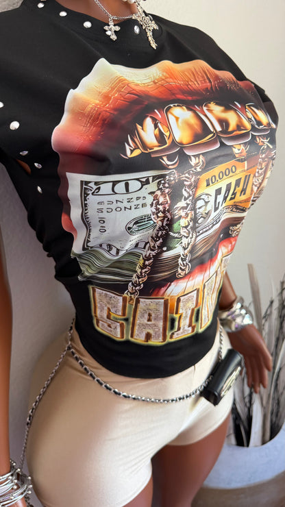 CASH MONEY SHORT SET