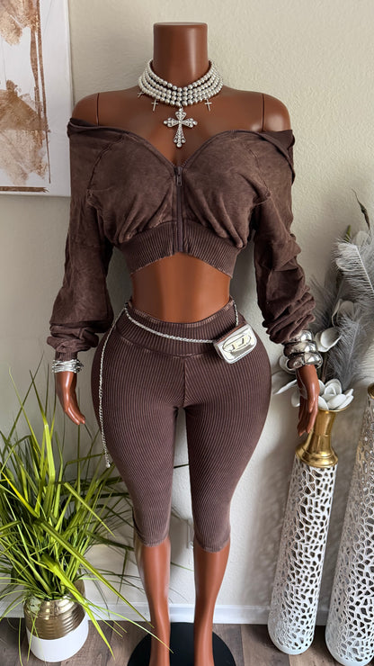 NO INTRODUCTION CAPRI SET BROWN)