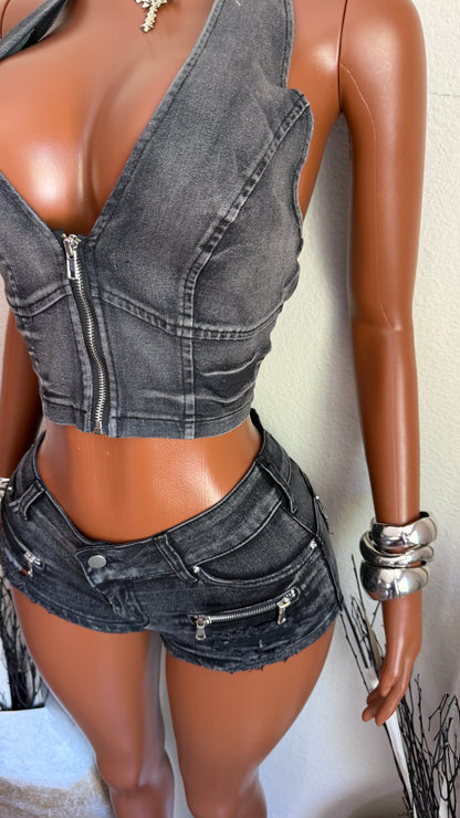 MORE FLAVOR DENIM SET