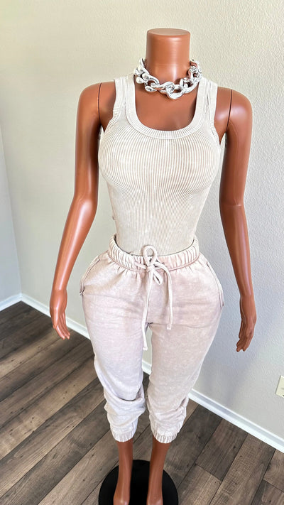 CALL ME WHEN YOU READY 3 PIECE SET (ASH MOCHA) Couture For You