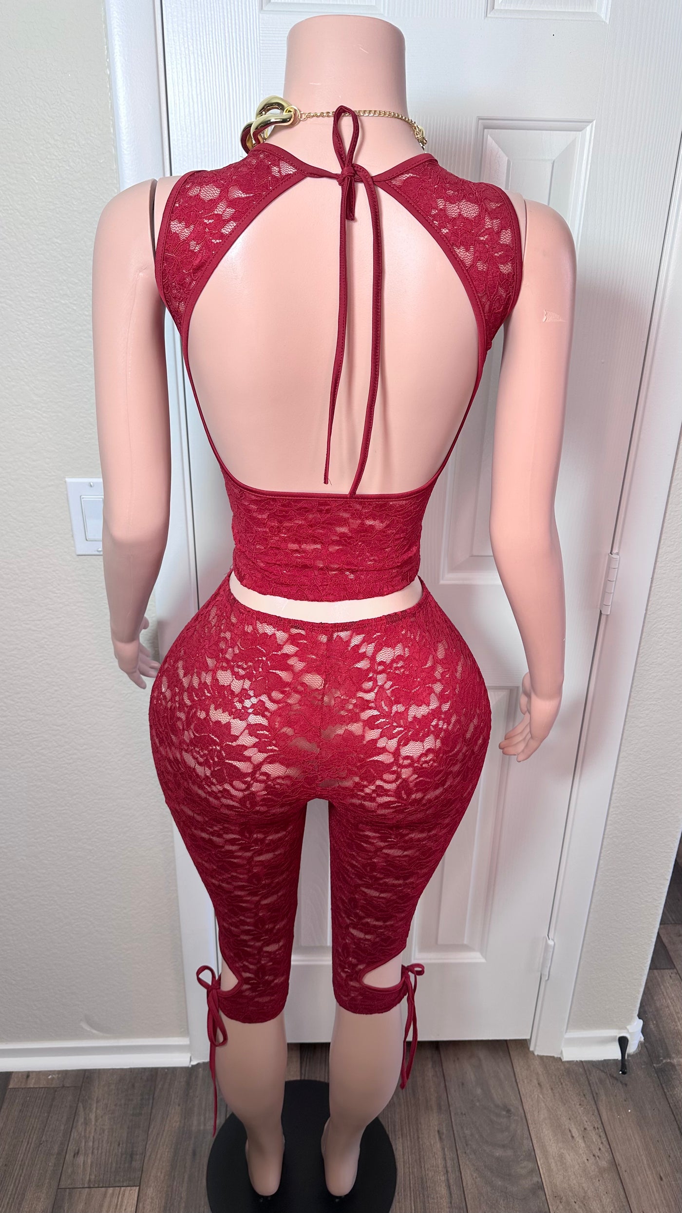 CAUSE A SCENE SET (BURGUNDY) Couture For You