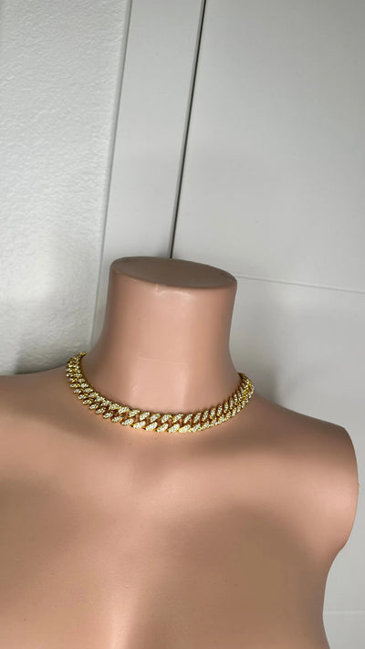 CUBAN GURL NECKLACE (GOLD) Couture For You