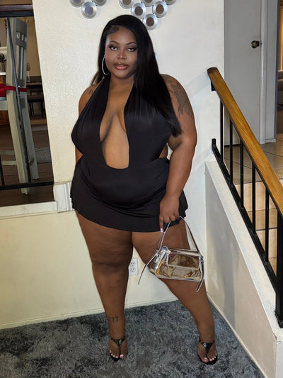 CYN ROMPER DRESS (BLACK) Couture For You