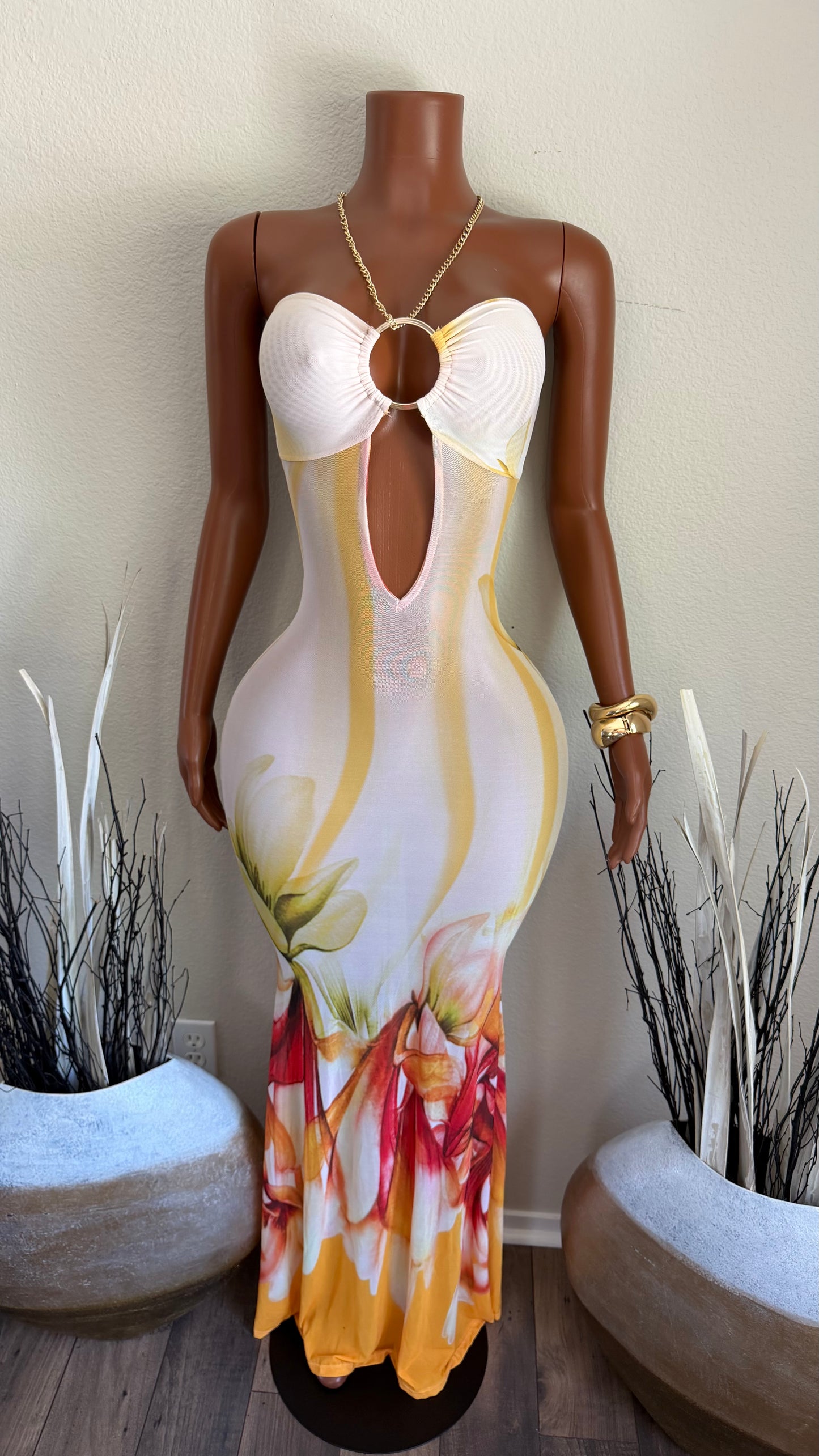SUNLIT ESCAPE DRESS