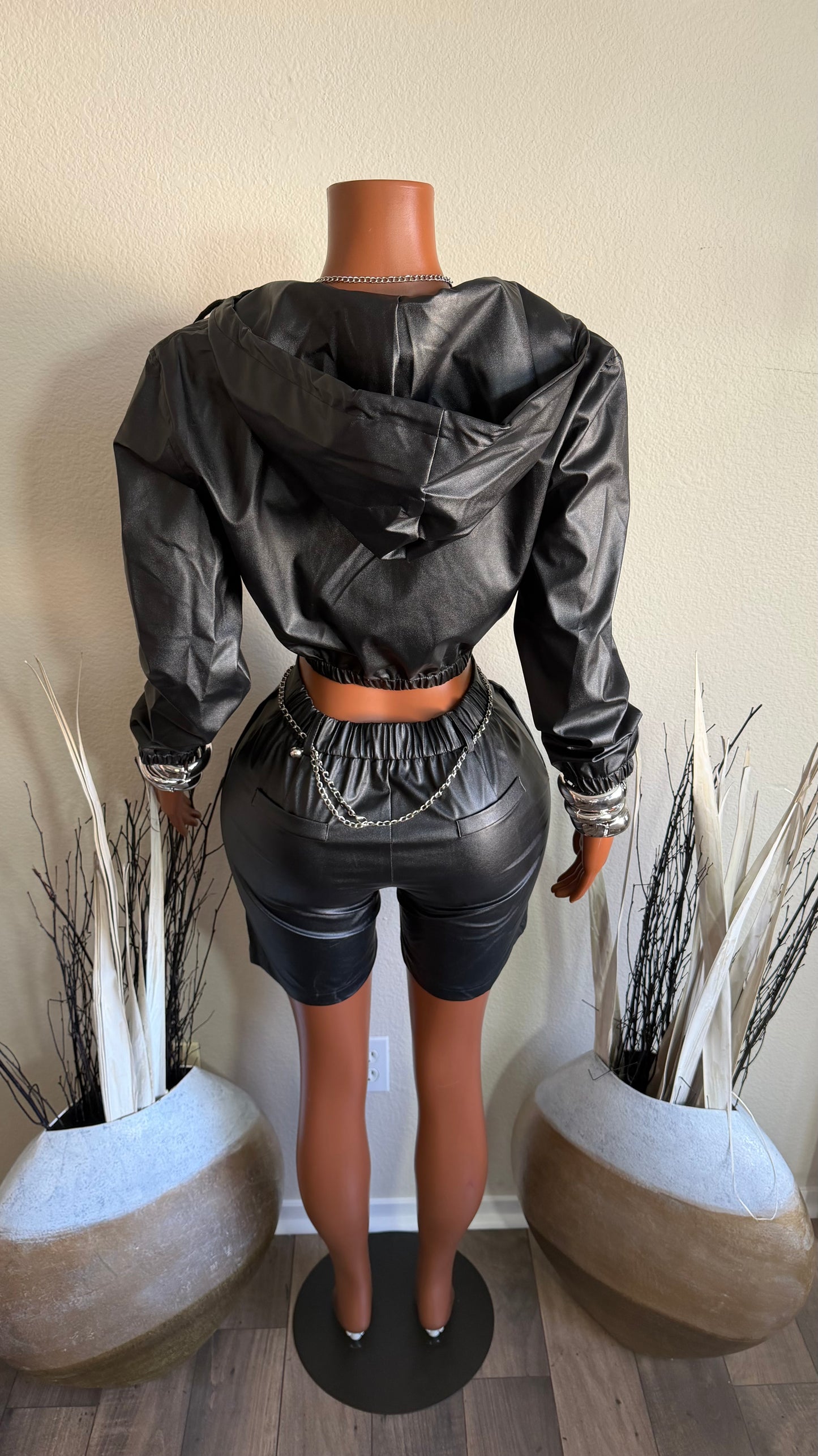 GO TO FAUX LEATHER SET