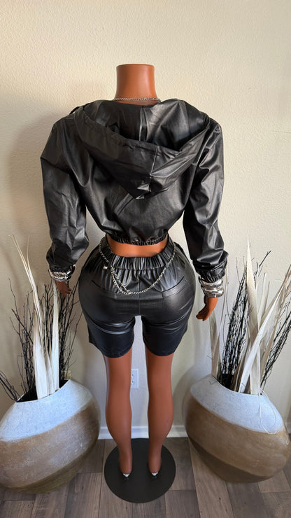 GO TO FAUX LEATHER SET