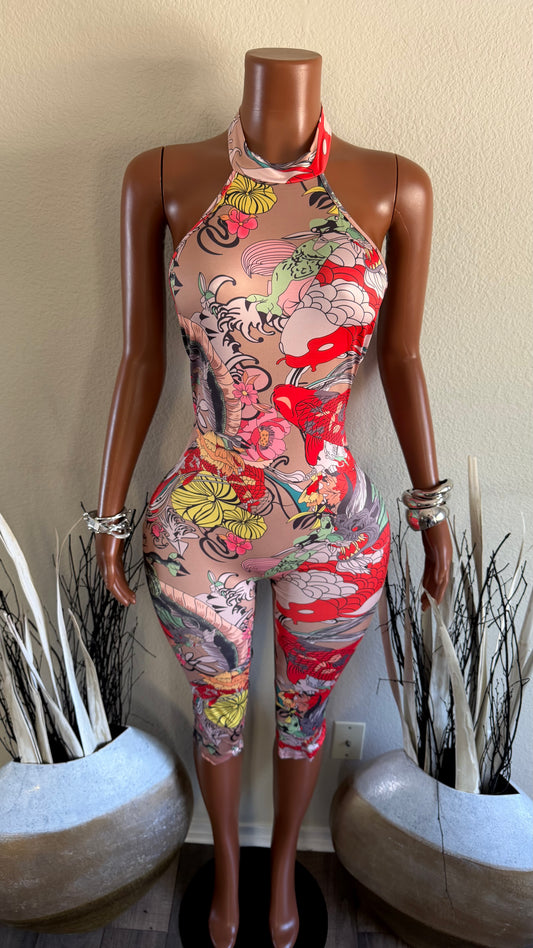 UNTOUCHABLE PRINT ROMPER